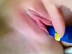 7# little tits playing with dildo