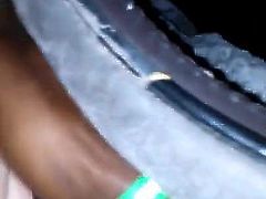 Fingering Her Pussy While Driving