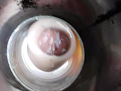 Solo Internal Cumshot, 008. Sticky white stuff.