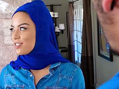 ExxxtraSmall - Hot Muslim Chick Gets Double Cumcockted