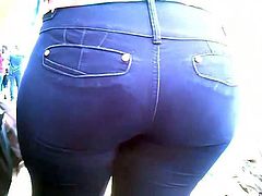Grandes en jeans azul