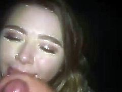 Re-upload of this dirty year slut sucking dick