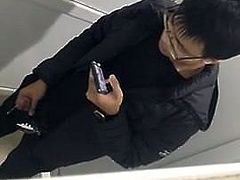 Asian wanker cayght 3