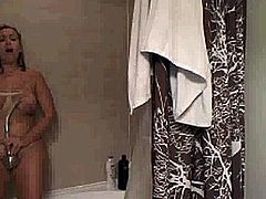 shower massage girl