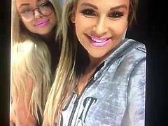 WWE Liv Morgan and Natalya Cum Tribute