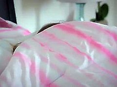 FAMILYSTROKES - SCARED STEPDAUGHTER GETS FUCKED WHILE WIFE SLEEPS