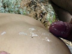 Busty teen turns wild during camping trip