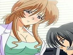 Hentai Busty Anime Teacher Being Fucked By Student