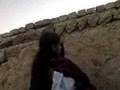 Pakistani Village Girl Fucking Hiding Against Wall