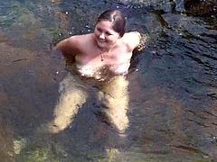 Wife Skinny Dipping