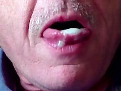 Close Up Cum In My Mouth 2