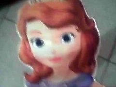 Strong Cumshot on Sofia The First Poster