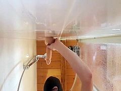 Anal in shower