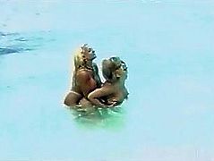 Letha Weapons and Bethany Bustin - Beach Photoshoot (1994)