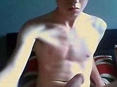 Cute Boy With Big Thick Cock Cums On Cam