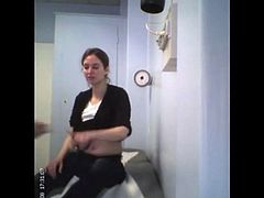 Bad Doctor Sneaks A Feel of Her Tit!