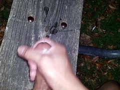 Masturbation in the park 2