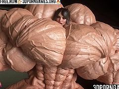 Female Muscle Mountain Full View 3D PORN SEX GAME