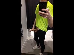 Cumming in The Changing Room