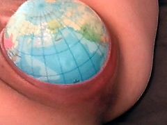 Stuffing the World in her Pussy