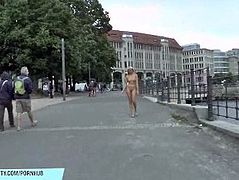 Hot babe Paris naked in berlin