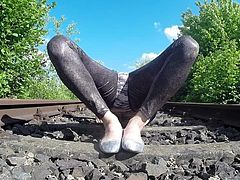 lycra on tracks