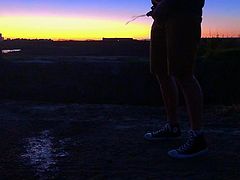 Sunset pee