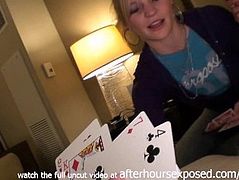 strip poker with two chicks ends with them eating pussy in davenport iowa h