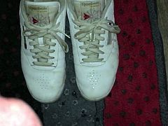 Wet brand new Reebok princess cummed part 2