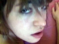 Beautiful teen slut getting fucked in POV