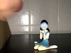 Semen On Figure #1: Rei Ayanami SoF