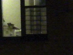 Window spy neighbor across streeet
