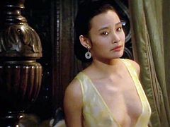 Joan Chen Juicy Nipples In Tai-Pan Movie ScandalPlanet.Com