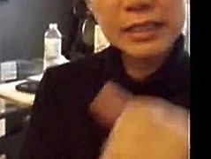 Amateur asian sucking bbc