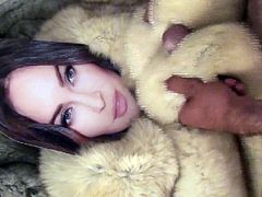 Playing with Megan Fox in fur