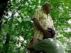 Grampa in the woods 3