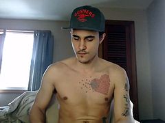 Sexy Stud Jerks Off His Big Dick And Plays With A Fleshlight