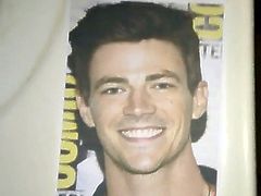 Grant Gustin cum tribute