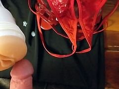 pink panties..pink cock rings..fleshlight.