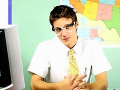 Model sex gay Krys Perez plays a super-naughty professor