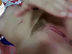 Beating my 18 yo Asian Teen wet pussy to orgasm with dirty talk FUCK ME