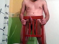 Red chair humping jacking cum