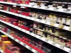 Anal hook in the supermarket