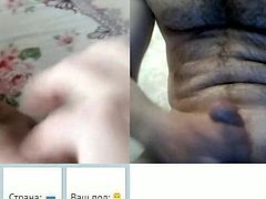 Videochat #100 Girl has orgasm three times with my dick