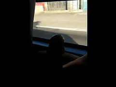 nice cock shemale cum in bus