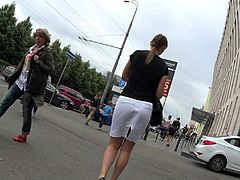 Office Slut in Pencil Skirt and High Heels