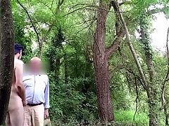 Exhibition and blowjob in the forest 1