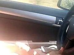 Bulgarian car drive  masturbate