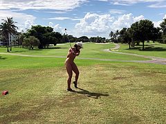 My wife plays golf 1 - public course