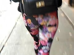 Candid Cutie In Rose Pants